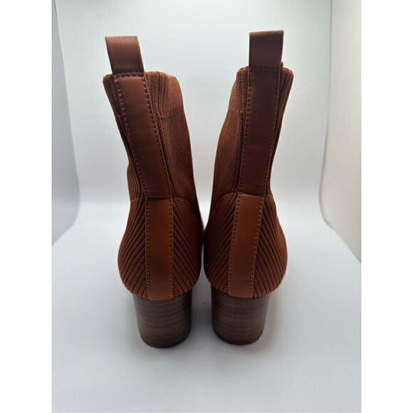 CUSHIONAIRE Women's Neely Stretch bootie +Memory Foam 8.5 TAN - Picture 4 of 7